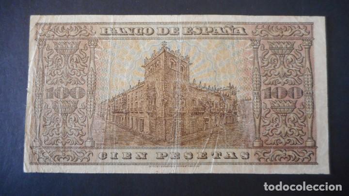 Billetes espa&ntilde;oles: 100 PESETAS 1938 MBC- - Foto 2