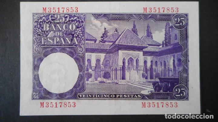 Billetes espa&ntilde;oles: 25 PTAS 1954 / SC- - Foto 2