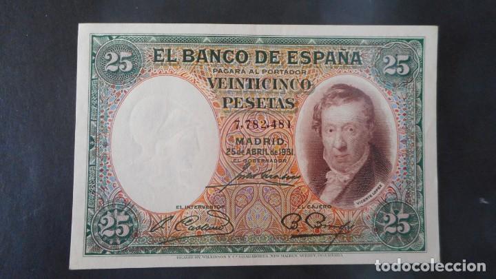 Billetes espa&ntilde;oles: 25 PTAS ABRIL 1931 / SC- - Foto 1