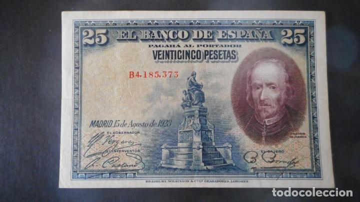 Billetes espa&ntilde;oles: 25 PTAS AGOSTO 1928 / EBC - Foto 1