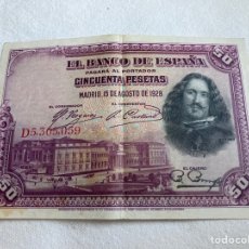 Billetes españoles: BILLETE 50 PTS 1928