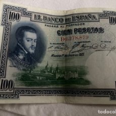Billetes españoles: BILLETE DE 100 PTS JULIO 1925