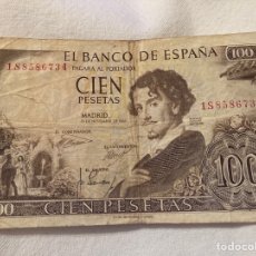 Billetes españoles: BILLETE DE 100 PTS 19 DE NOVIEMBRE 1965