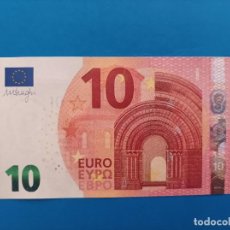 Billetes españoles: 10 EUROS TERCERA FIRMA DE DRAGHI DE LA V DE ESPAÑA, SIN CIRCULAR/PLANCHA. Lote 316989368