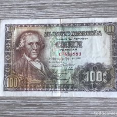 Billetes españoles: BILLETE 100 PESETAS 1948. SERIE C. Lote 319279733