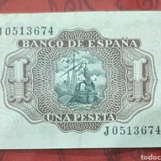 Billetes españoles: BILLETE 1 PESETA DE 1953. SERIE J. MUY BUEN ESTADO. Lote 321235283