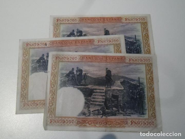 Billetes espa&ntilde;oles: BILLETES. 100.-- PTAS. 1925 - Foto 2