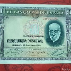 Billetes españoles: 50 PESETAS DE 1935. BUEN ESTADO. SIN SERIE.. Lote 323441023
