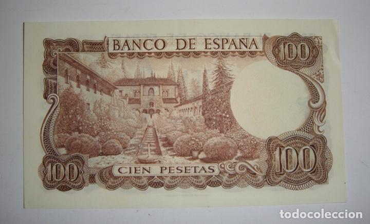 Billetes espa&ntilde;oles: 100 Pesetas. Falla. 1970. Serie 3L - Foto 2