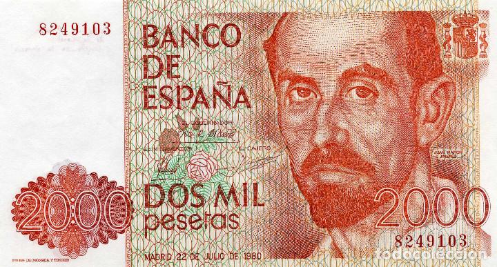 Billetes espa&ntilde;oles: 2000 PESETAS. MADRID. SIN SERIE - S/C - Foto 1
