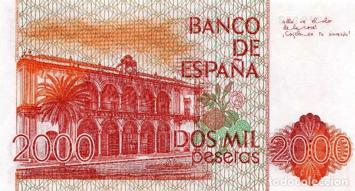 Billetes espa&ntilde;oles: 2000 PESETAS. MADRID. SIN SERIE - S/C - Foto 2