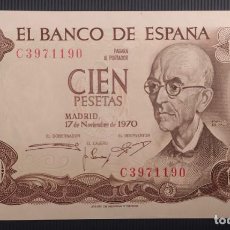 Billetes españoles: 100 PESETAS 1970 (SERIE C ) SC UNC