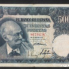 Billetes españoles: 500 PESETAS 1951. MUY ESCASO RARO. Lote 339860248