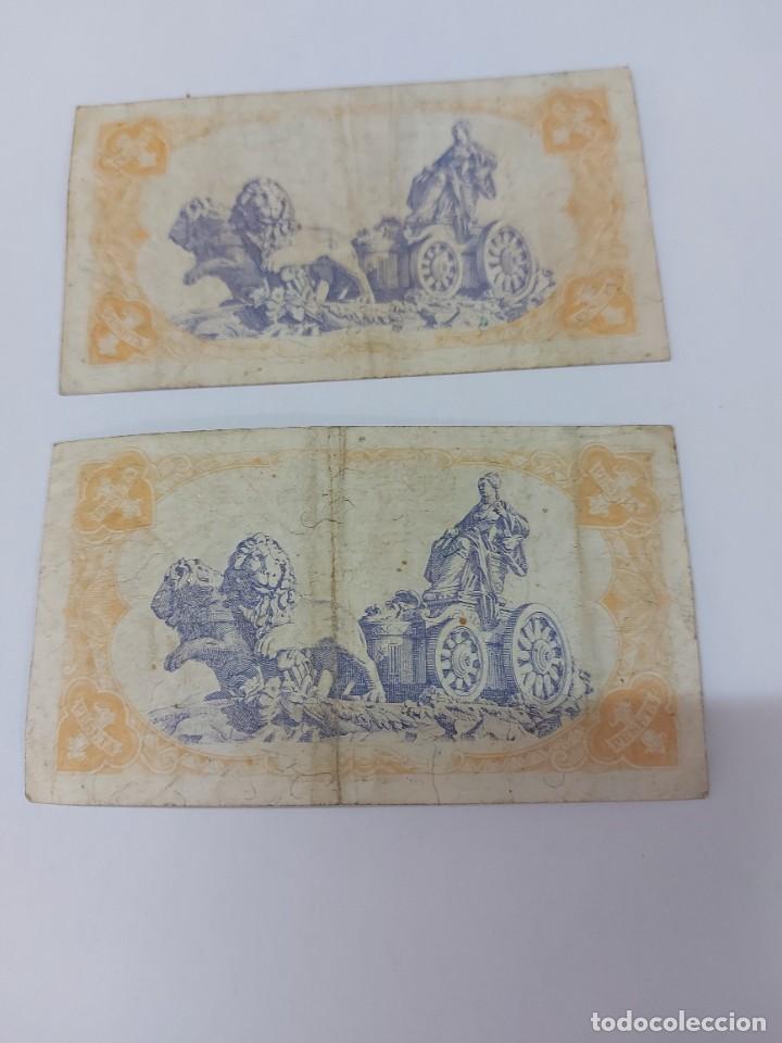 Billetes espa&ntilde;oles: 2 billete 1 pts a&ntilde;o 1937 - Foto 2