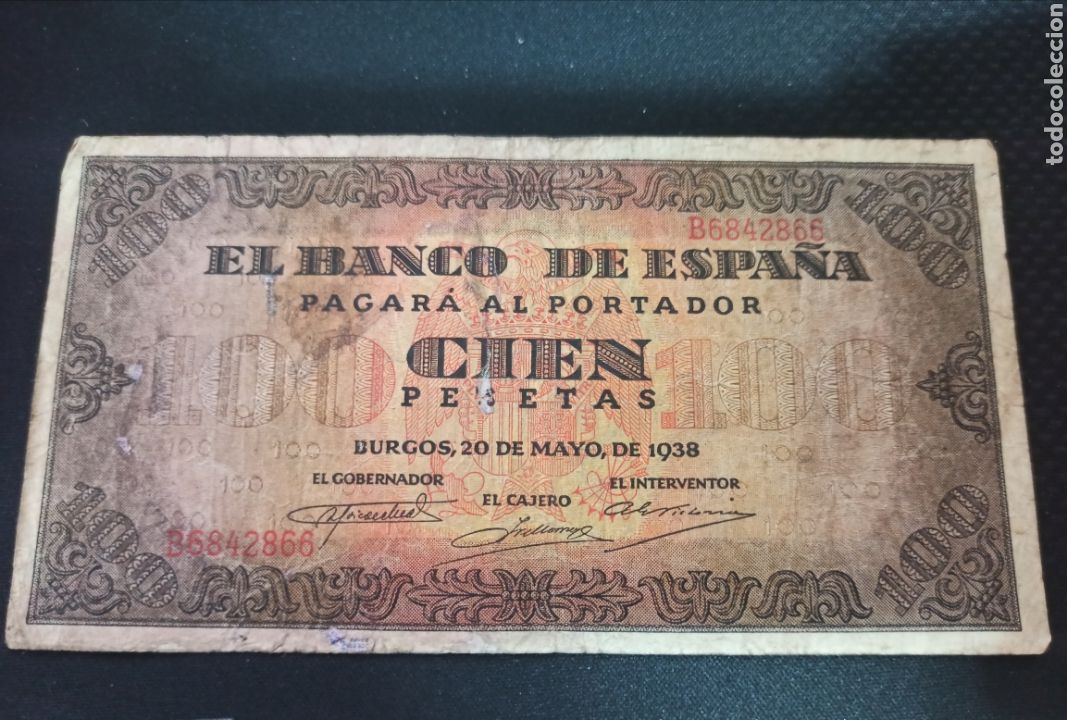 100 pesetas 1938 mbc