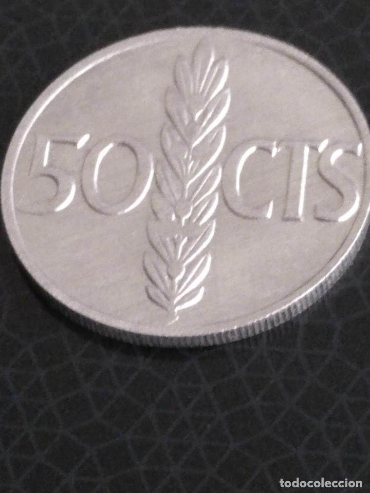 Billetes espa&ntilde;oles: 50 centimos FRANCO *19*71 - SC - Foto 9