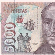 Billetes españoles: BILLETE 5000 PESETAS AÑO 1992. Lote 339201493