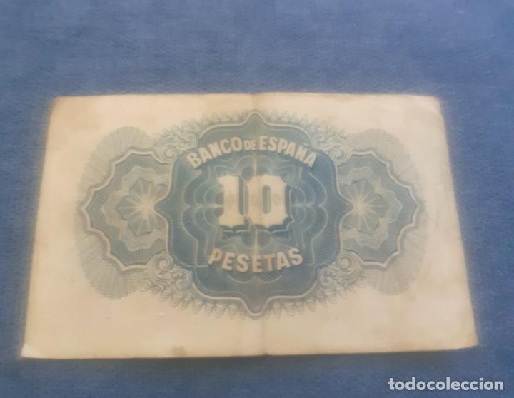 Billetes espa&ntilde;oles: Billete de 10pts de 1935 - Foto 2