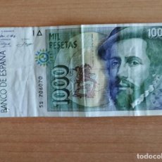 Billetes españoles: 1.000 PTAS 1992, AUTENTICO 5S706070