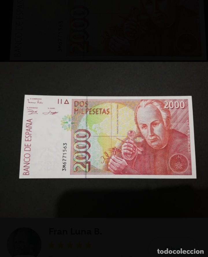 Billetes espa&ntilde;oles: Billete de 2000 pesetas sin circular - Foto 1