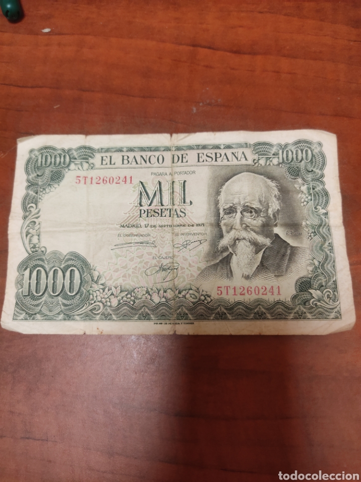 Billetes espa&ntilde;oles: Billete 1000 pts - Foto 1
