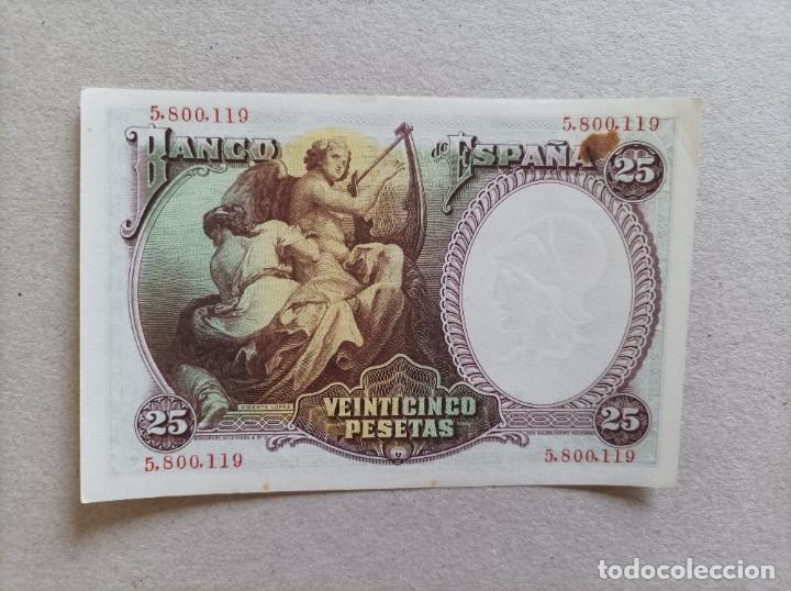 Billetes espa&ntilde;oles: 25 pesetas 1931 sin circular - Foto 2