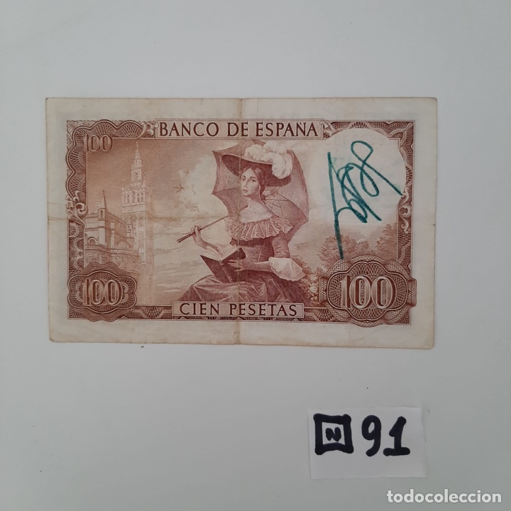 Billetes espa&ntilde;oles: BILLETE 100 PESETAS - Foto 2