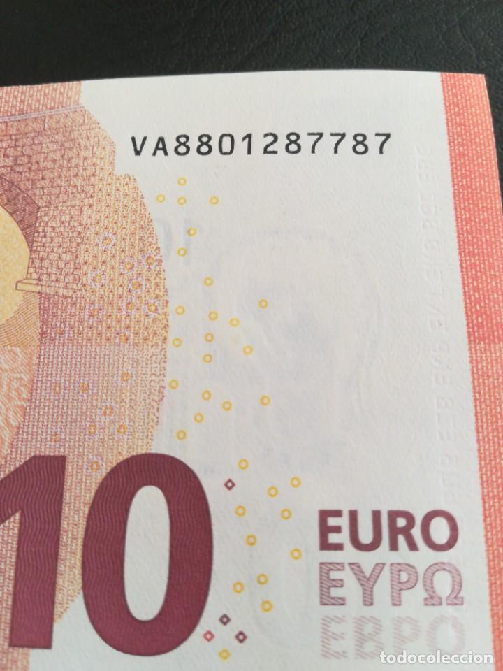 Billete 10 euros firma Mario Draghi. Primera serie. - El muro del  coleccionista