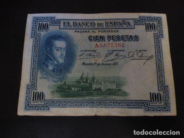 Billetes espa&ntilde;oles: BILLETE 100 PESETAS 1925 - Foto 1