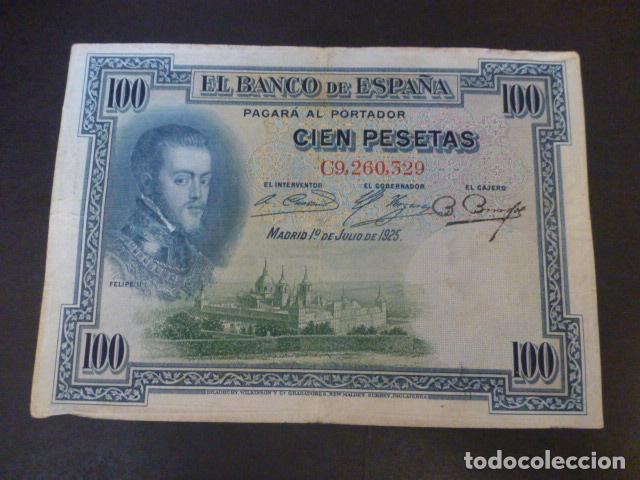 Billetes espa&ntilde;oles: BILLETE 100 PESETAS 1925 - Foto 1