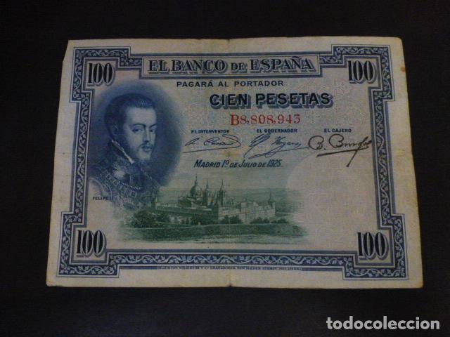 Billetes espa&ntilde;oles: BILLETE 100 PESETAS 1925 - Foto 1