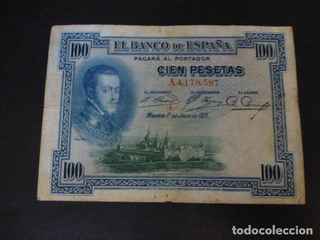 Billetes espa&ntilde;oles: BILLETE 100 PESETAS 1925 - Foto 1