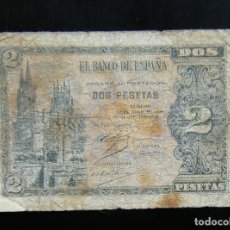 Billets espagnols: ESTADO ESPAÑOL BILLETE DE 2 PESETAS 1938 -BURGOS-. Lote 351050874