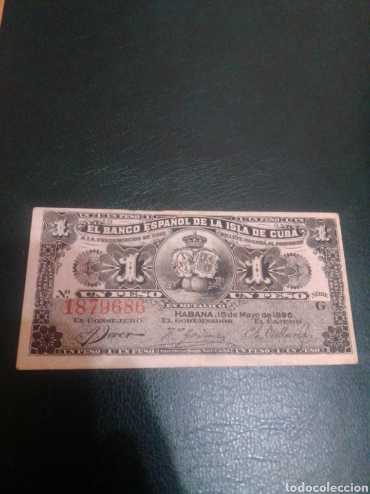 Billetes espa&ntilde;oles: Billete Cuba 1896 ...... - Foto 1