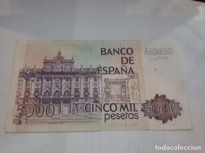 Billetes espa&ntilde;oles: billete de 5000 pesetas - Foto 2