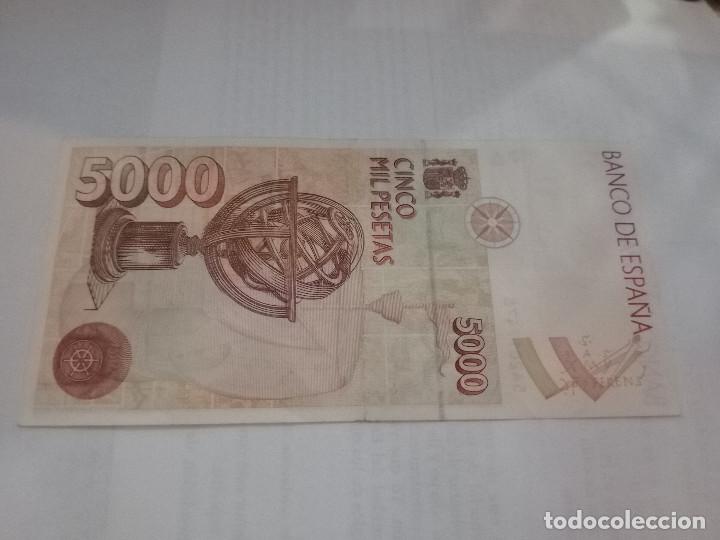 Billetes espa&ntilde;oles: billete de 5000 pesetas - Foto 2