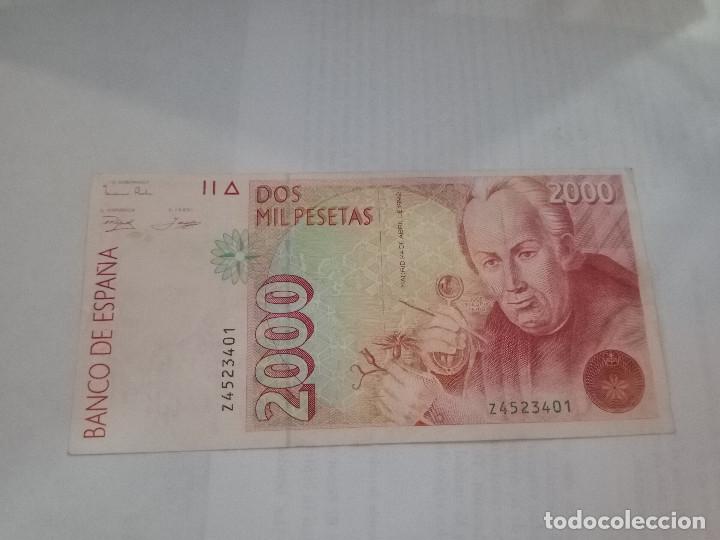 Billetes espa&ntilde;oles: billete de 2000 peseta - Foto 1