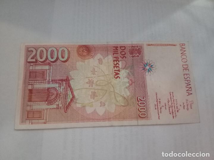 Billetes espa&ntilde;oles: billete de 2000 peseta - Foto 2