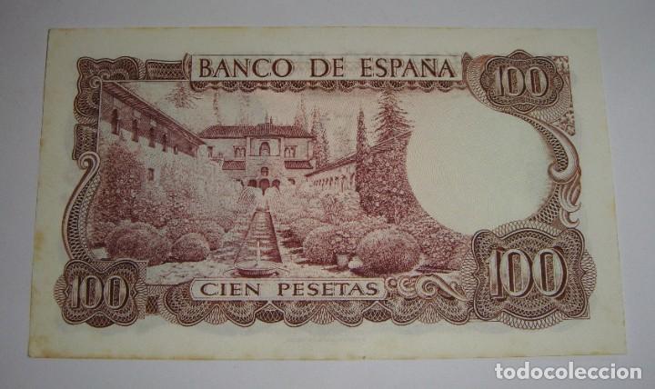 Billetes espa&ntilde;oles: 100 Pesetas. Manuel de Falla. 1970. Serie 6W - Foto 2