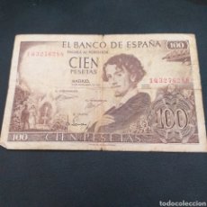 Billetes españoles: ESPAÑA 100 PESETAS, 1965. Lote 358040050