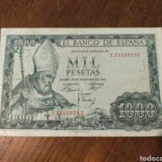 Billetes españoles: BILLETE 1000 PESETAS 29 DE NOVEMBRE 1965. Lote 359466765