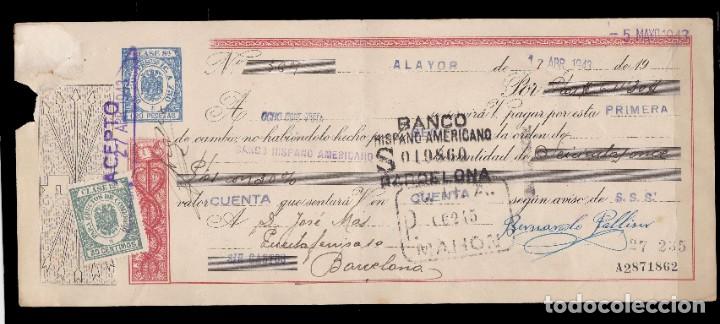 Billetes espa&ntilde;oles: LETRA DE CAMBIO DE 1943 - Foto 1