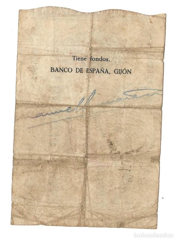 Billetes espa&ntilde;oles: 50 PESETAS, BCO ESPA&Ntilde;A GIJON - Foto 2
