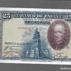 Billetes españoles: BILLETE DE ALFONSO XIII 25 PTAS DE LA SERIE A 1928 EL QUE VES. Lote 362788555
