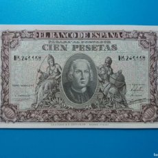 Billetes españoles: 100 PESETAS 1940 SERIE H. SC.-. Lote 364021956