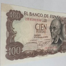 Billetes españoles: BILLETE DE 100 PESETAS 1970 SIN CIRCULAR. Lote 364618166