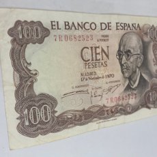 Billetes españoles: BILLETE DE 100 PESETAS 1970. Lote 364620806