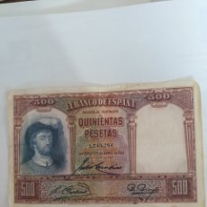 Billetes españoles: BILLETE ESPAÑA 500 PESETAS 1931 MBC. Lote 365267636