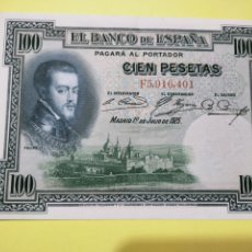Billetes españoles: BILLETE CIEN PESETAS EMISIÓN 1925 PLANCHA. Lote 365822991
