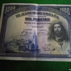 Billetes españoles: BILLETES- BILLETE DE 1000 PTAS DE 1928-SAN FERNANDO. Lote 366148226